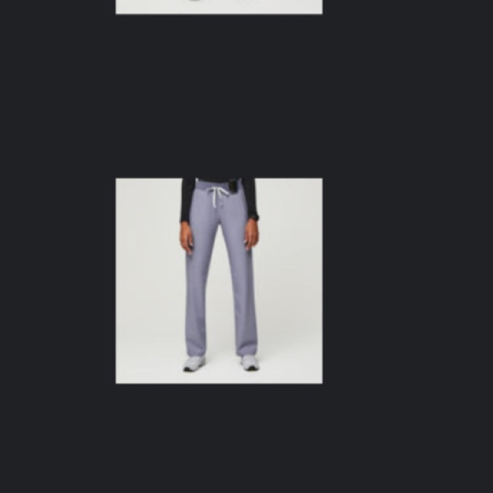 Figs Blue Track Pants Joggers